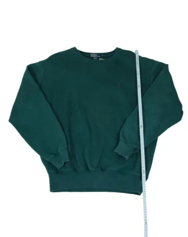 SUDADERA CUELLO REDONDO POLO RALPH LAUREN UNISEX VERDE BOTELLA