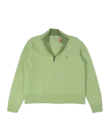JERSEY CUELLO ALTO CON CREMALLERA LACOSTE HOMBRE VERDE PISTACHO