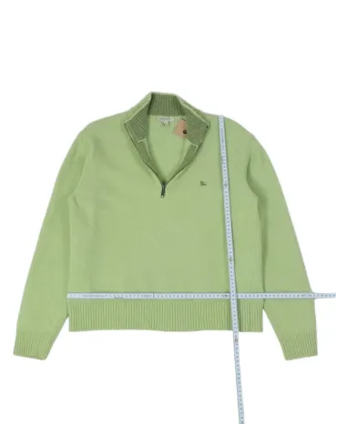 JERSEY CUELLO ALTO CON CREMALLERA LACOSTE HOMBRE VERDE PISTACHO