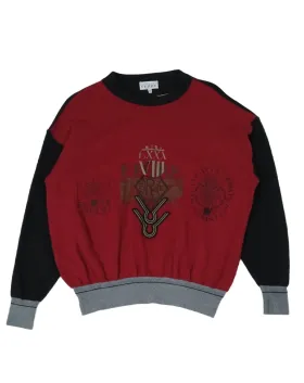 JERSEY GIANFRANCO FERRÉ HOMBRE ROJO BORDÓ