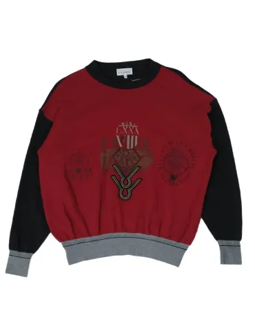 JERSEY GIANFRANCO FERRÉ HOMBRE ROJO BORDÓ
