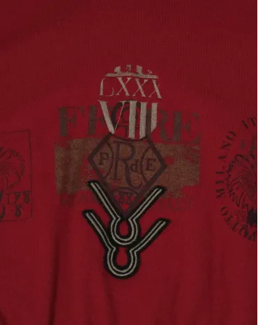 JERSEY GIANFRANCO FERRÉ HOMBRE ROJO BORDÓ