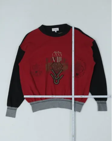 JERSEY GIANFRANCO FERRÉ HOMBRE ROJO BORDÓ