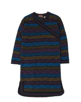 VESTIDO JERSEY MISSONI MUJER AZUL Y MORADO