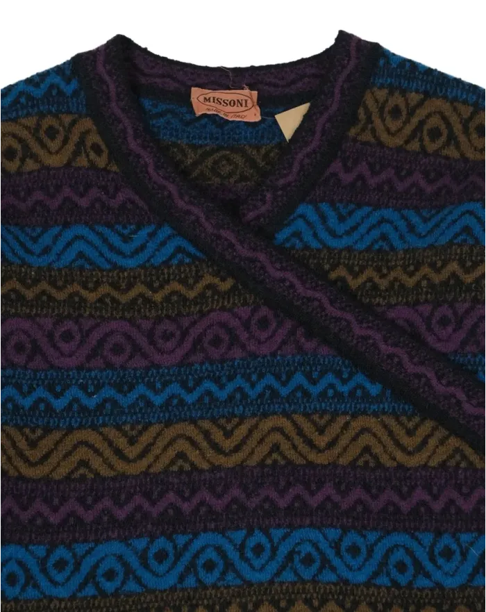 VESTIDO JERSEY MISSONI MUJER AZUL Y MORADO