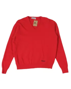 JERSEY CUELLO V BURBERRYS HOMBRE ROJO