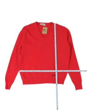 JERSEY CUELLO V BURBERRYS HOMBRE ROJO