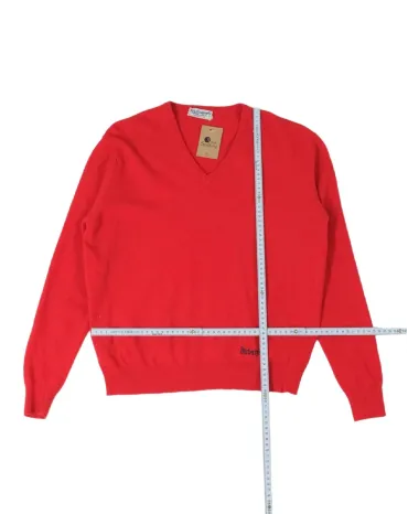 JERSEY CUELLO V BURBERRYS HOMBRE ROJO