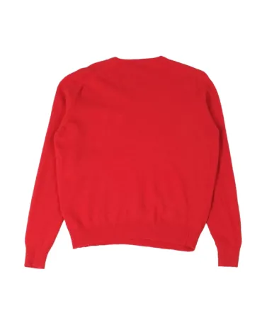 JERSEY CUELLO V BURBERRYS HOMBRE ROJO