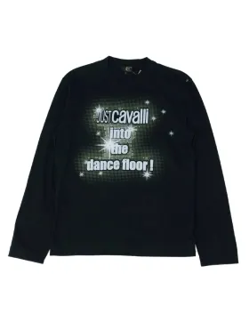 SUDADERA JUST CAVALLI HOMBRE NEGRO