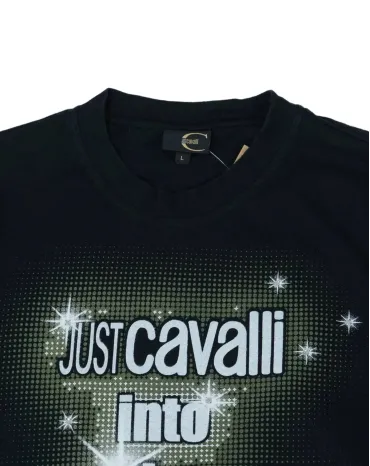 SUDADERA JUST CAVALLI HOMBRE NEGRO