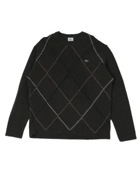 JERSEY LACOSTE HOMBRE GRIS ANTRACITA