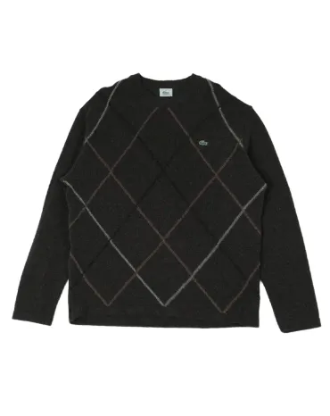 JERSEY LACOSTE HOMBRE GRIS ANTRACITA