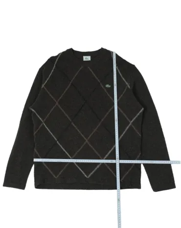 JERSEY LACOSTE HOMBRE GRIS ANTRACITA