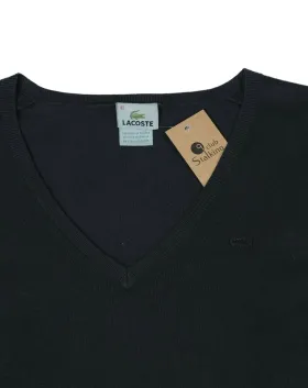 JERSEY LACOSTE MUJER AZUL MARINO