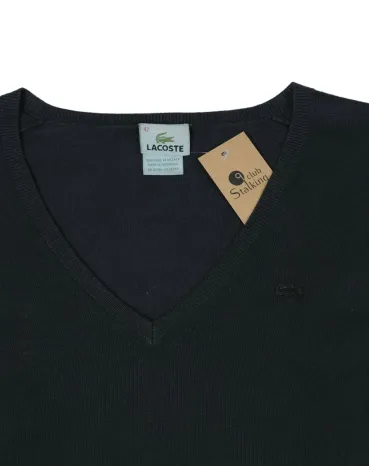 JERSEY LACOSTE MUJER AZUL MARINO