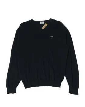 JERSEY LACOSTE HOMBRE NEGRO