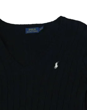 JERSEY CUELLO V POLO RALPH LAUREN MUJER AZUL MARINO