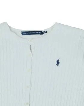 CARDIGAN RALPH LAUREN MUJER BLANCO