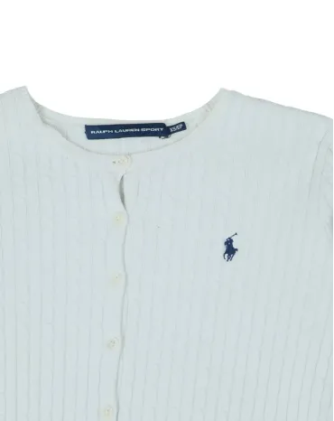 CARDIGAN RALPH LAUREN MUJER BLANCO