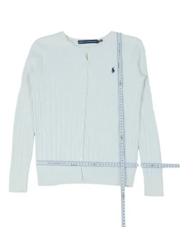 CARDIGAN RALPH LAUREN MUJER BLANCO