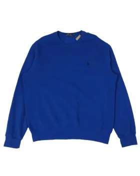 SUDADERA CUELLO REDONDO POLO RALPH LAUREN HOMBRE AZUL COBALTO