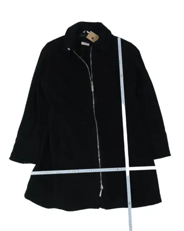 ABRIGO MANGO MUJER NEGRO