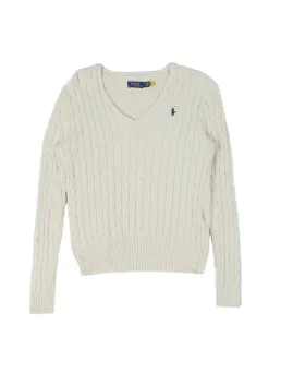JERSEY PUNTO TRENZA POLO RALPH LAUREN MUJER MARFIL