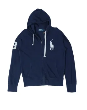 SUDADERA CON CAPUCHA Y CREMALLERA POLO RALPH LAUREN HOMBRE AZUL MARINO
