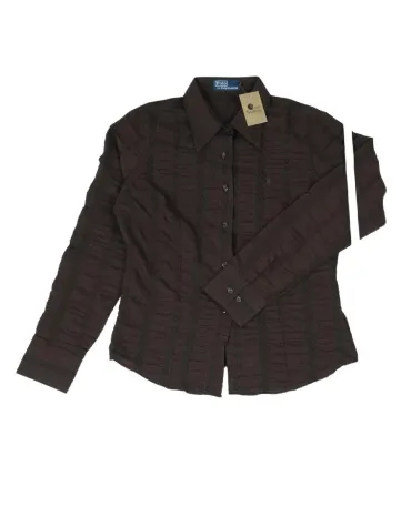 CAMISA POLO RALPH LAUREN MUJER MARRÓN