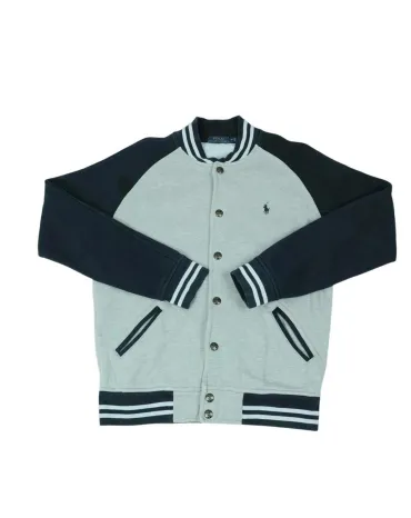 CAZADORA BOMBER POLO RALPH LAUREN HOMBRE GRIS Y AZUL MARINO