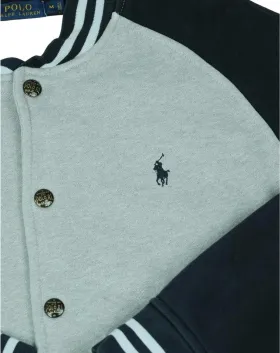 CAZADORA BOMBER POLO RALPH LAUREN HOMBRE GRIS Y AZUL MARINO