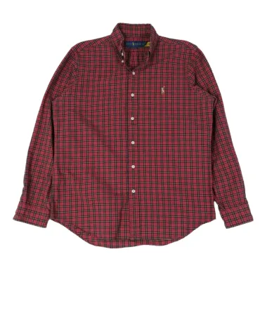CAMISA RALPH LAUREN HOMBRE ROJO TARTÁN