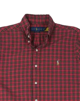 CAMISA RALPH LAUREN HOMBRE ROJO TARTÁN