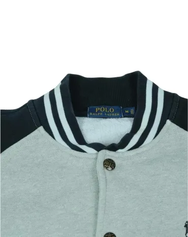 CAZADORA BOMBER POLO RALPH LAUREN HOMBRE GRIS Y AZUL MARINO