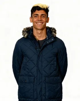 CAZADORA ACOLCHADA BARBOUR HOMBRE AZUL MARINO