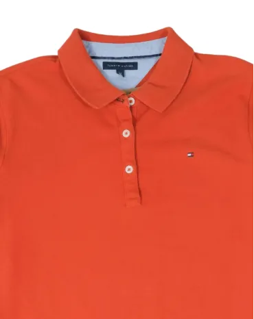 POLO TOMMY HILFIGER HOMBRE NARANJA