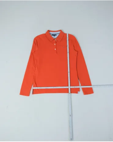 POLO TOMMY HILFIGER HOMBRE NARANJA
