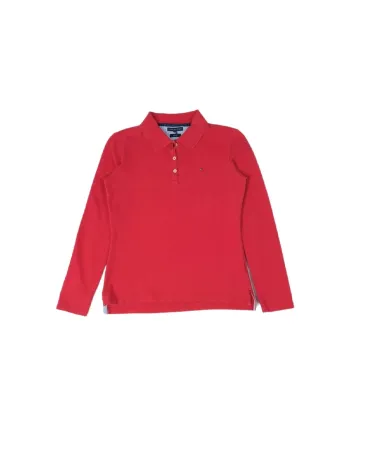 POLO TOMMY HILFIGER MUJER ROJO