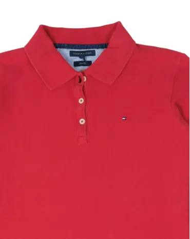 POLO TOMMY HILFIGER MUJER ROJO