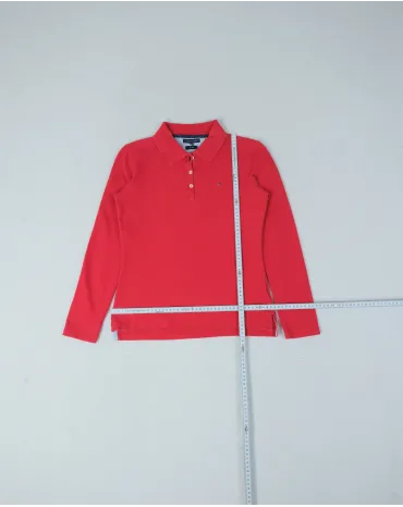 POLO TOMMY HILFIGER MUJER ROJO