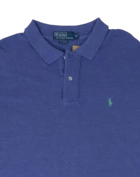 POLO MANGA LARGA RALPH LAUREN HOMBRE AZUL COBALTO