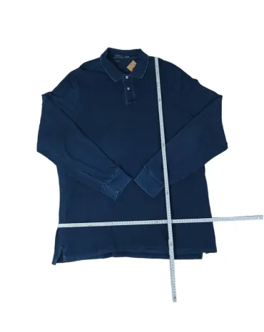 POLO MANGA LARGA POLO RALPH LAUREN HOMBRE AZUL MARINO