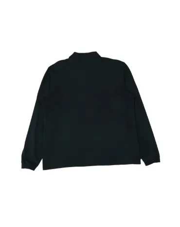 POLO MANGA LARGA LACOSTE HOMBRE NEGRO