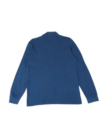 POLO MANGA LARGA LACOSTE HOMBRE AZUL