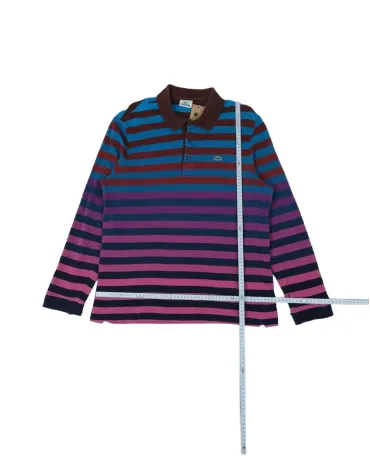 POLO MANGA LARGA LACOSTE HOMBRE MULTICOLOR