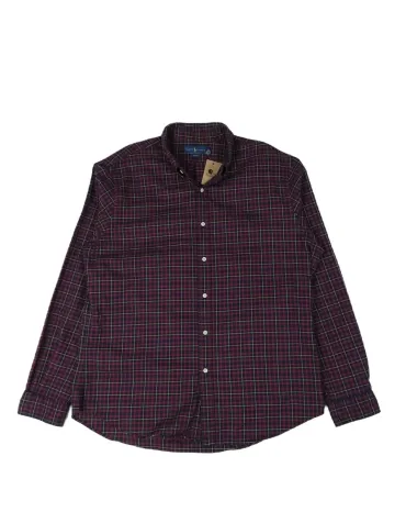 CAMISA RALPH LAUREN HOMBRE BURDEOS