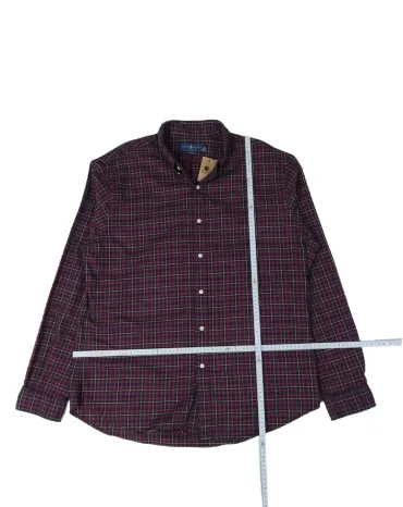 CAMISA RALPH LAUREN HOMBRE BURDEOS