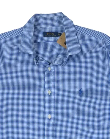 CAMISA POLO RALPH LAUREN HOMBRE AZUL