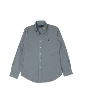 CAMISA RALPH LAUREN HOMBRE AZUL GRISÁCEO